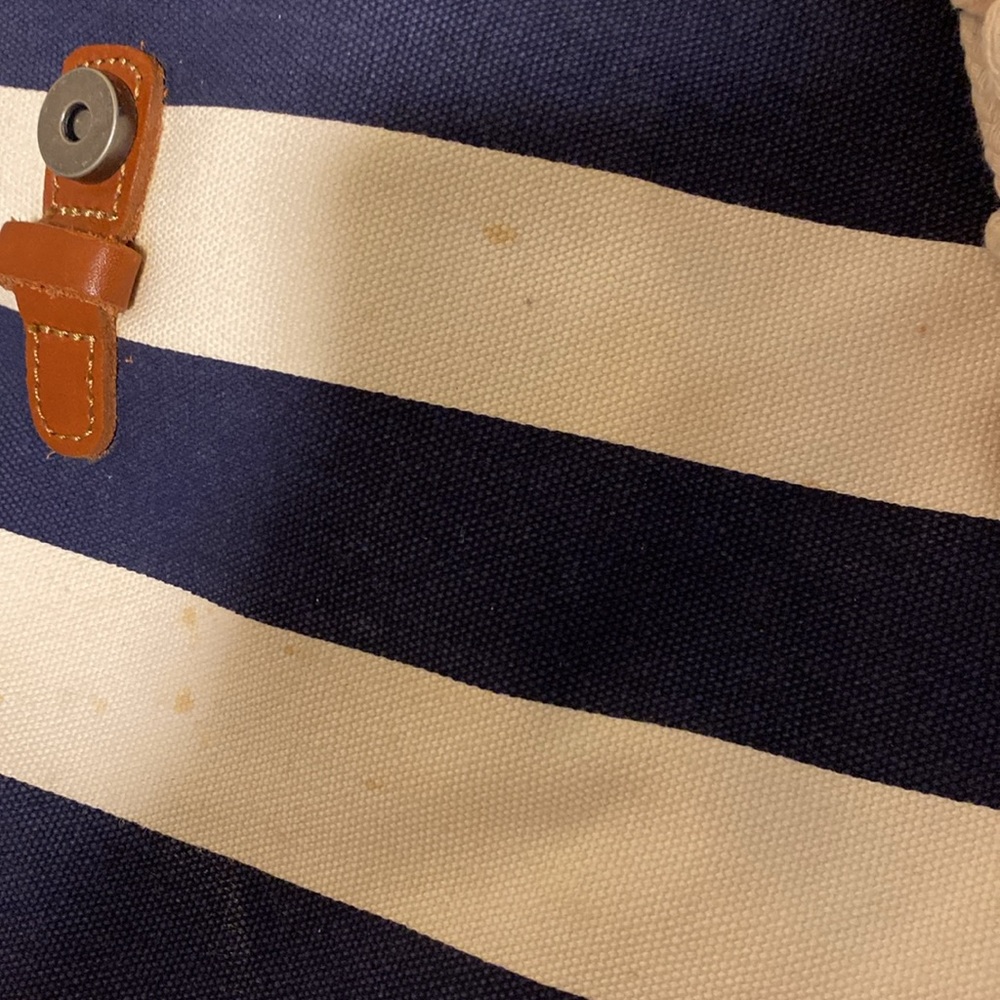 The Same Direction Nautical Blue Striped Backpack - Picture 11 of 11